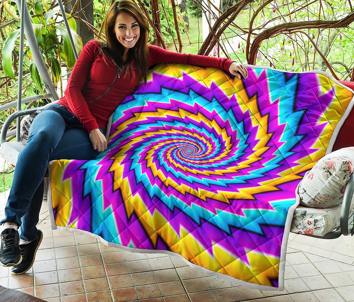 Twisted Spiral Moving Optical Illusion Quilt