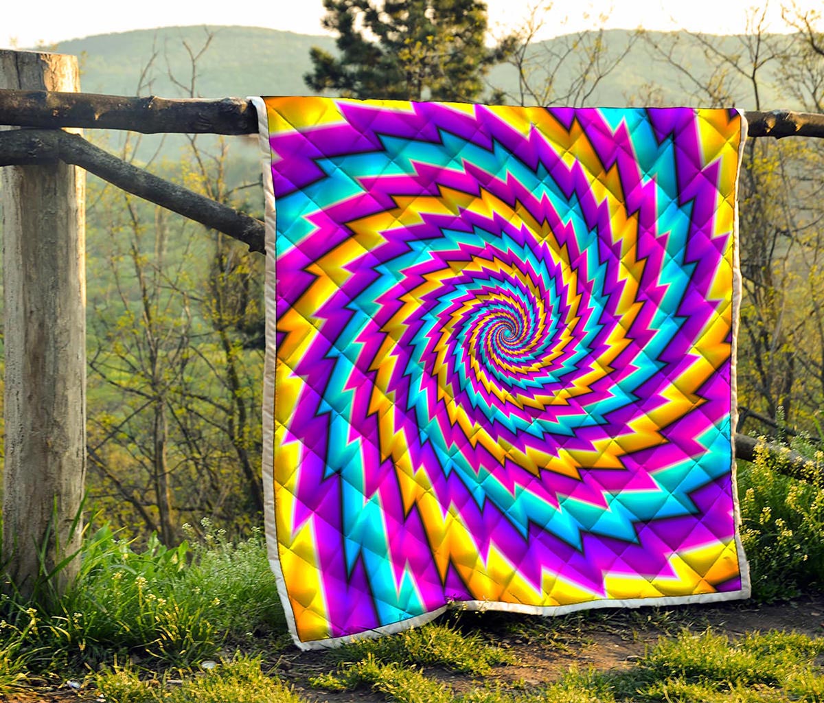 Twisted Spiral Moving Optical Illusion Quilt