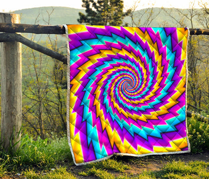 Twisted Spiral Moving Optical Illusion Quilt