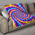 Twisted Spiral Moving Optical Illusion Quilt