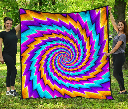 Twisted Spiral Moving Optical Illusion Quilt