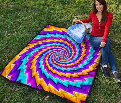 Twisted Spiral Moving Optical Illusion Quilt