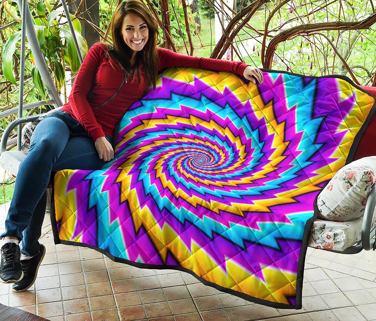 Twisted Spiral Moving Optical Illusion Quilt