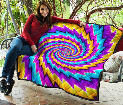Twisted Spiral Moving Optical Illusion Quilt