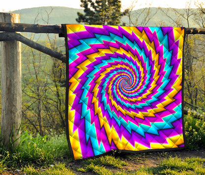 Twisted Spiral Moving Optical Illusion Quilt