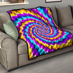 Twisted Spiral Moving Optical Illusion Quilt