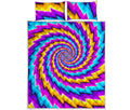Twisted Spiral Moving Optical Illusion Quilt Bed Set