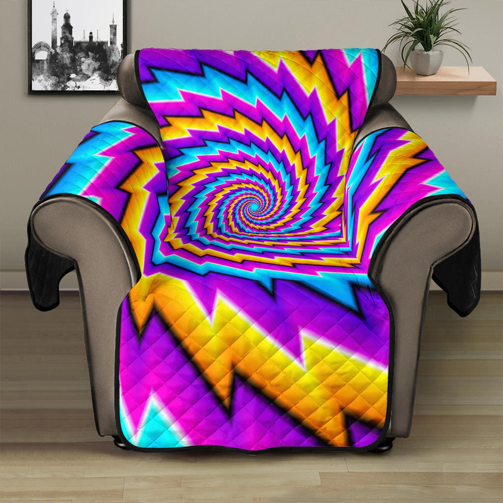 Twisted Spiral Moving Optical Illusion Recliner Protector