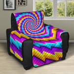 Twisted Spiral Moving Optical Illusion Recliner Protector