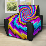 Twisted Spiral Moving Optical Illusion Recliner Protector