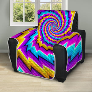 Twisted Spiral Moving Optical Illusion Recliner Protector