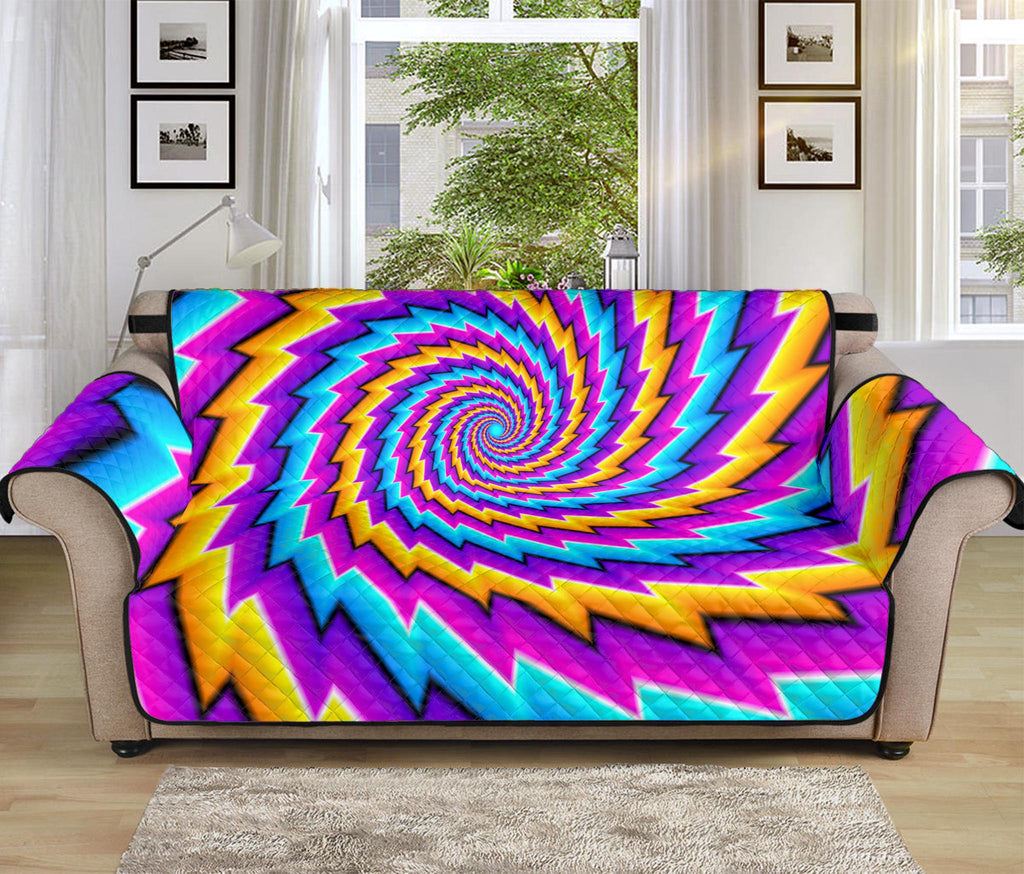 Twisted Spiral Moving Optical Illusion Sofa Protector