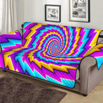 Twisted Spiral Moving Optical Illusion Sofa Protector