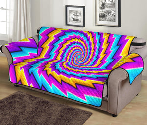 Twisted Spiral Moving Optical Illusion Sofa Protector