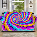 Twisted Spiral Moving Optical Illusion Sofa Protector