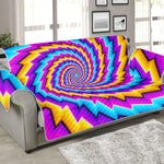 Twisted Spiral Moving Optical Illusion Sofa Protector