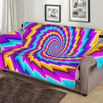 Twisted Spiral Moving Optical Illusion Sofa Protector