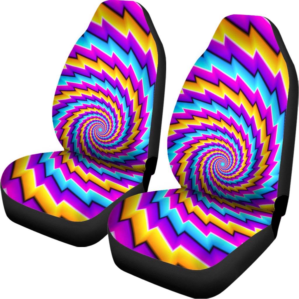 Twisted Spiral Moving Optical Illusion Universal Fit Car Seat Covers