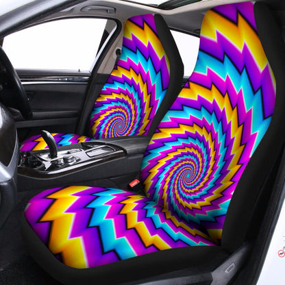 Twisted Spiral Moving Optical Illusion Universal Fit Car Seat Covers