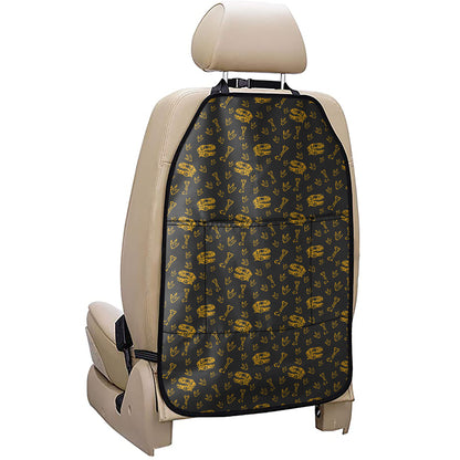 Tyrannosaurus Dino Fossil Pattern Print Car Seat Organizers