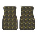 Tyrannosaurus Dino Fossil Pattern Print Front Car Floor Mats