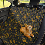 Tyrannosaurus Dino Fossil Pattern Print Pet Car Back Seat Cover
