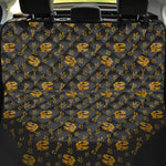 Tyrannosaurus Dino Fossil Pattern Print Pet Car Back Seat Cover
