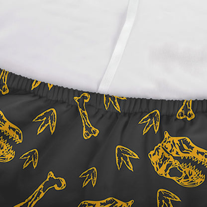 Tyrannosaurus Dino Fossil Pattern Print Sofa Cover