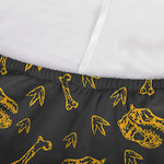 Tyrannosaurus Dino Fossil Pattern Print Sofa Cover