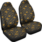 Tyrannosaurus Dino Fossil Pattern Print Universal Fit Car Seat Covers