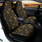 Tyrannosaurus Dino Fossil Pattern Print Universal Fit Car Seat Covers
