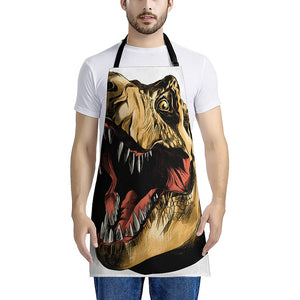 Tyrannosaurus Rex Head Print Apron