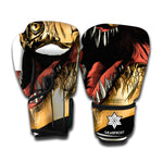 Tyrannosaurus Rex Head Print Boxing Gloves