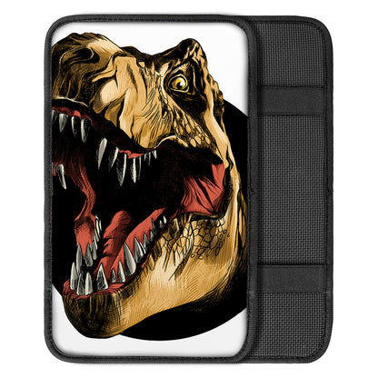 Tyrannosaurus Rex Head Print Car Center Console Cover