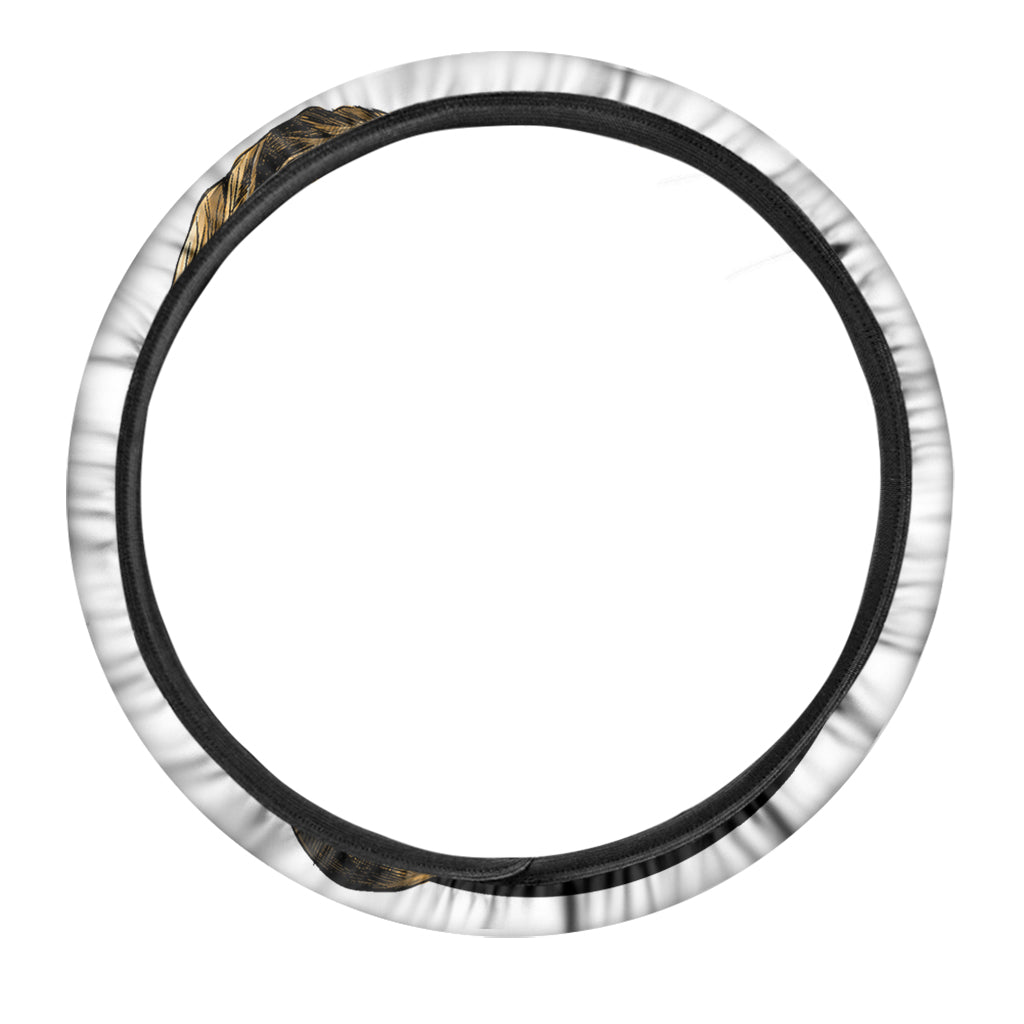 Tyrannosaurus Rex Head Print Car Steering Wheel Cover
