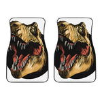 Tyrannosaurus Rex Head Print Front Car Floor Mats