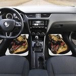 Tyrannosaurus Rex Head Print Front Car Floor Mats