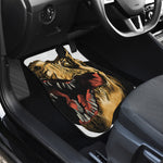 Tyrannosaurus Rex Head Print Front Car Floor Mats
