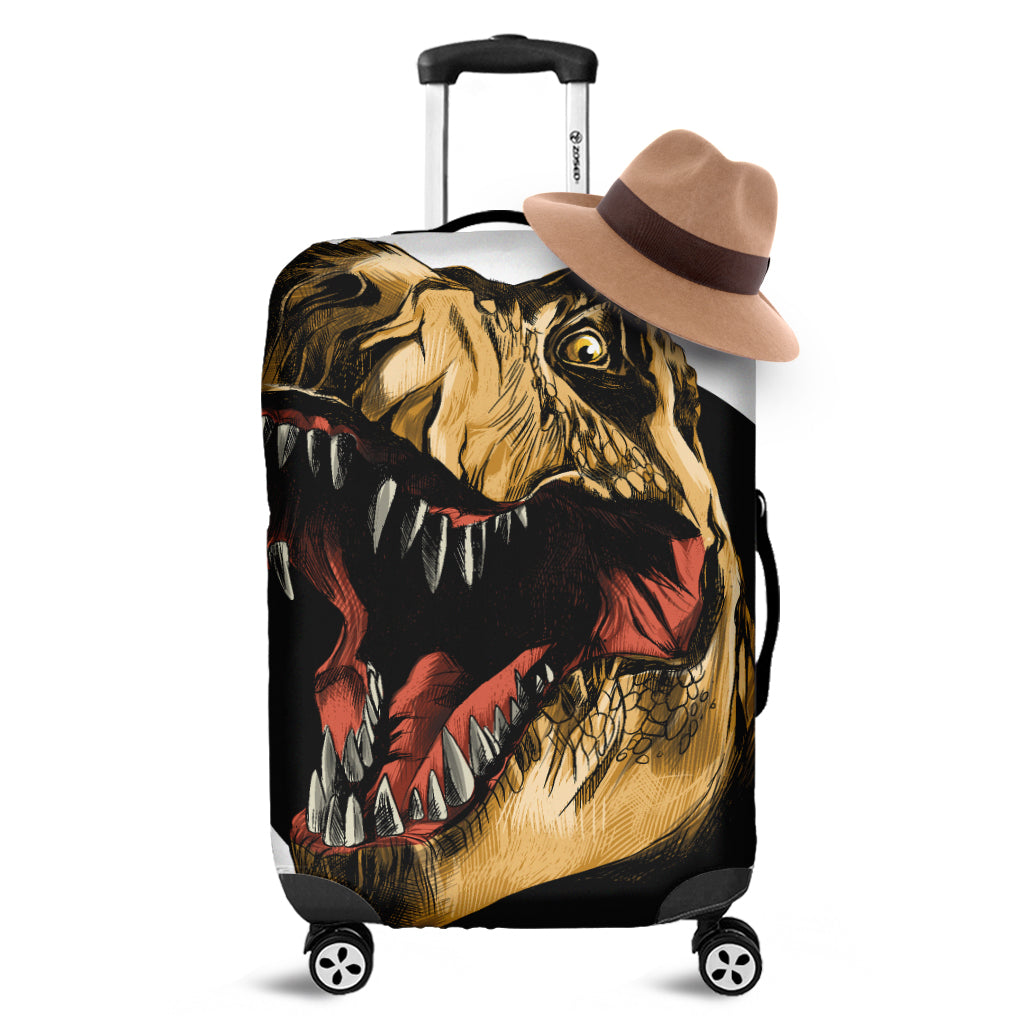 Tyrannosaurus Rex Head Print Luggage Cover