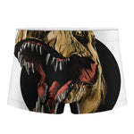 Tyrannosaurus Rex Head Print Men's Boxer Briefs