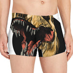 Tyrannosaurus Rex Head Print Men's Boxer Briefs