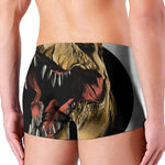 Tyrannosaurus Rex Head Print Men's Boxer Briefs
