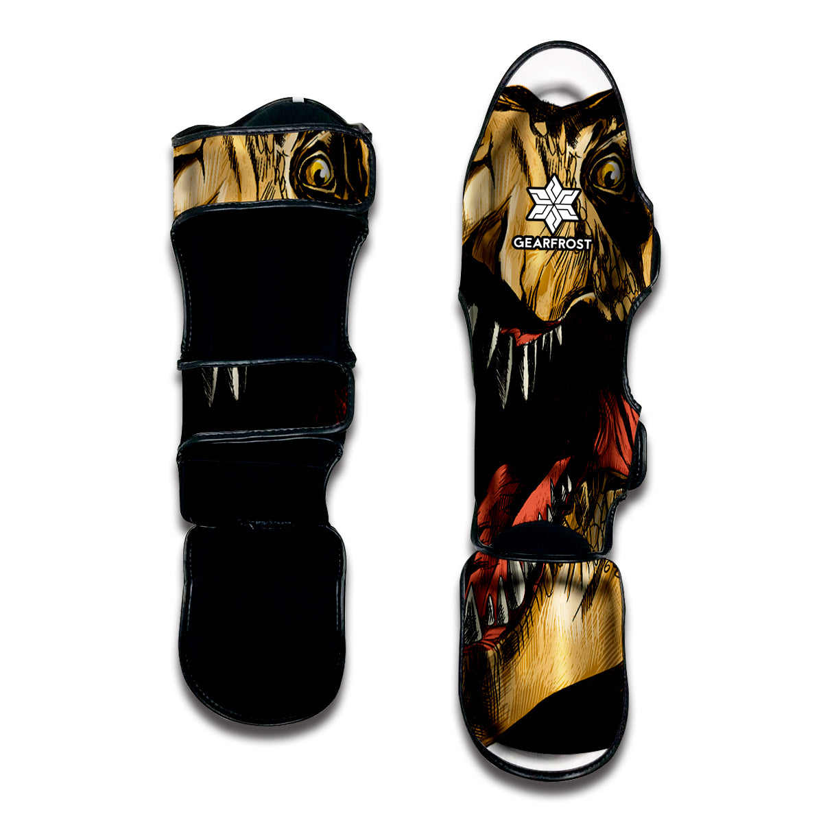 Tyrannosaurus Rex Head Print Muay Thai Shin Guard