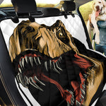 Tyrannosaurus Rex Head Print Pet Car Back Seat Cover