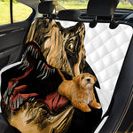 Tyrannosaurus Rex Head Print Pet Car Back Seat Cover