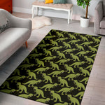 Tyrannosaurus Rex Pattern Print Area Rug