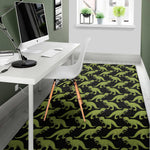 Tyrannosaurus Rex Pattern Print Area Rug