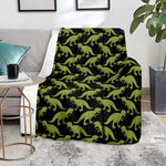 Tyrannosaurus Rex Pattern Print Blanket