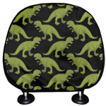 Tyrannosaurus Rex Pattern Print Car Headrest Covers