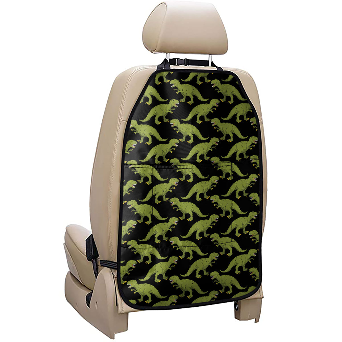 Tyrannosaurus Rex Pattern Print Car Seat Organizers